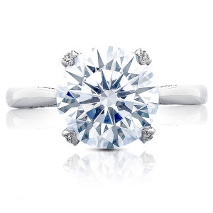 HT2625RD10 Platinum Tacori RoyalT Engagement Ring