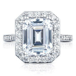 Tacori HT2652EC105X85 18 Karat RoyalT Engagement Ring