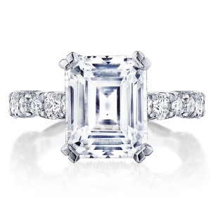 HT2654EC105X85 Platinum Tacori RoyalT Engagement Ring