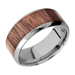 Lashbrook 9HB16/HARDWOOD Titanium Wedding Ring or Band