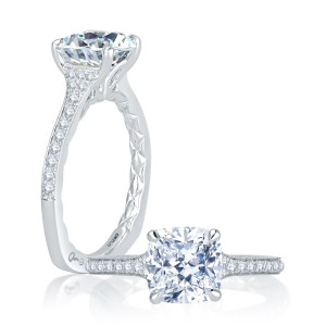 A.JAFFE Platinum Signature Engagement Ring MES739Q