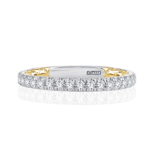 A.JAFFE 18 Karat Classic Diamond Wedding Ring MRCPS2349Q