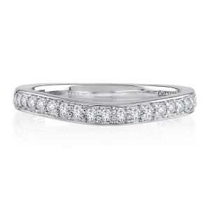 A.JAFFE 18 Karat Metropolitan Diamond Wedding Ring MRSRD2346