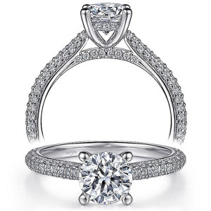 Taryn 14k White Gold Round Diamond Engagement Ring TE14720R4W44JJ