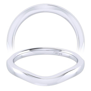 Taryn 14 Karat White Gold Perfect Match Wedding Band TW001BW4JJJ