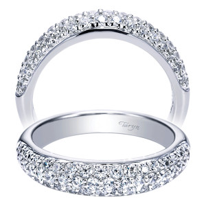 Taryn 14 Karat White Gold Straight Wedding Band TW3899W44JJ