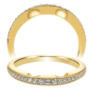 Taryn 14 Karat Yellow Gold Curved Matching Wedding Band TW4340Y84JJ