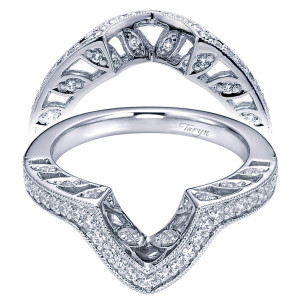 Taryn 14 Karat White Gold Curved Wedding Band TW5862W44JJ