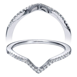 Taryn 14 Karat White Gold Curved Wedding Band TW5878W44JJ