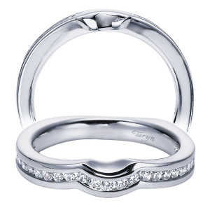 Taryn 14 Karat White Gold Curved Wedding Band TW5988W44JJ