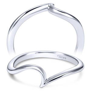 Taryn 14 Karat White Gold Curved Wedding Band TW6678W4JJJ