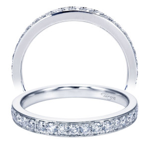 Taryn 14 Karat White Gold Straight Wedding Band TW7445W44JJ