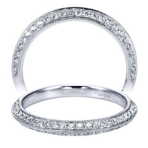 Taryn 14 Karat White Gold Straight Matching Wedding Band TW7448W44JJ