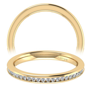 Taryn 14 Karat Yellow Gold Straight Wedding Band TW7449Y44JJ