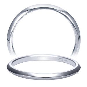 Taryn 14 Karat White Gold Straight Wedding Band TW7737W4JJJ