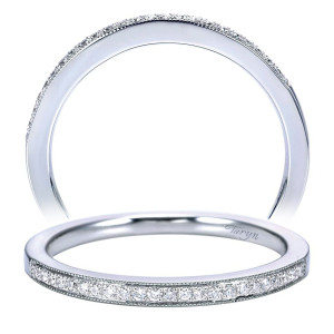 Taryn 14 Karat White Gold Straight Wedding Band TW8730W4JJJ