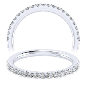 Taryn 14 Karat White Gold Straight Matching Wedding Band TW8198W44JJ