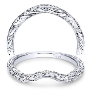 Taryn 14 Karat White Gold Curved Wedding Band TW8865W4JJJ