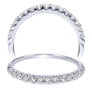 Taryn 14 Karat White Gold Straight Wedding Band TW911905R1W44JJ