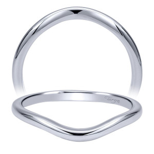 Taryn 14 Karat White Gold Curved Wedding Band TW911928R0W4JJJ