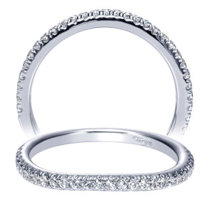 Taryn 14 Karat White Gold Curved Wedding Band TW9533W44JJ