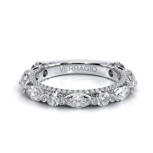 Verragio Eterna-2021MQ-6X3-3Q 14 Karat Wedding Ring / Band