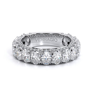 Verragio Eterna-2022OV-5-3Q 14 Karat Wedding Ring / Band