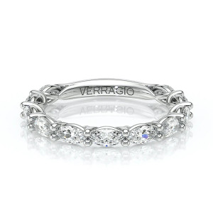 Verragio Lumino-803W-5X25-EW 14 Karat Wedding Ring / Band