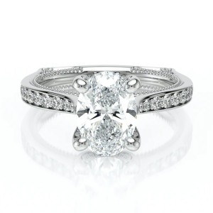 Verragio Vanguard-2207OV 14 Karat Engagement Ring