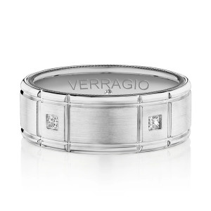 Verragio Platinum Diamond Wedding Band VWD-8905