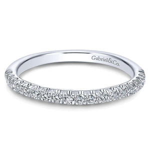 Gabriel 14 Karat Straight Wedding Band WB10177W44JJ
