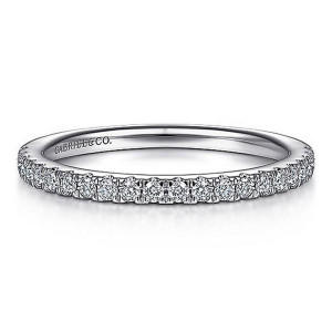 Gabriel 14 Karat White Gold Matching Wedding Band WB11490W44JJ