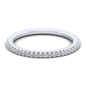 Gabriel 14 Karat White Gold Matching Wedding Band WB12246W44JJ