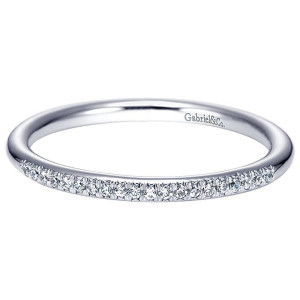Gabriel 14 Karat Straight Matching Wedding Band WB4274W44JJ