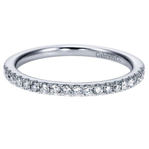 Gabriel 14 Karat Straight Matching Wedding Band WB6987W44JJ