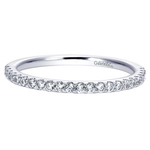 Gabriel 14 Karat Straight Matching Wedding Band WB7842W44JJ