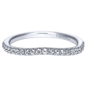 Gabriel 14 Karat Curved Matching Wedding Band WB8055W44JJ