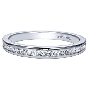 Gabriel 14 Karat Straight Matching Wedding Band WB8135W44JJ