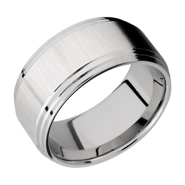 Lashbrook 10F2S Titanium Wedding Ring or Band | TQ Diamonds