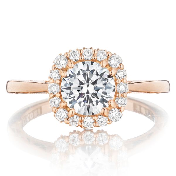 Tacori 55 2CU65PK 18 Karat Pretty In Pink Engagement Ring TQ