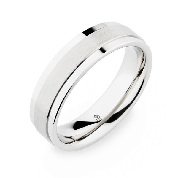 274319 Christian Bauer 18 Karat Wedding Ring Band TQ Diamonds