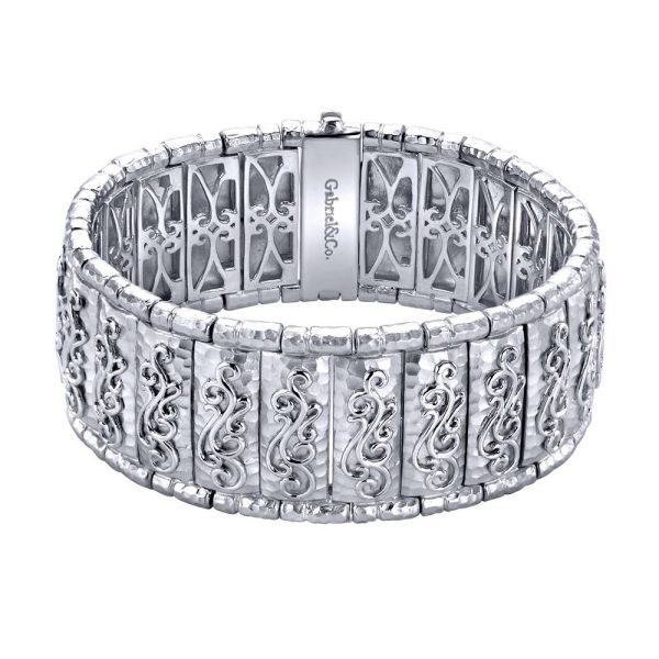 Gabriel Fashion Silver Mediterranean Bangle Bracelet BG3246SVJJJ