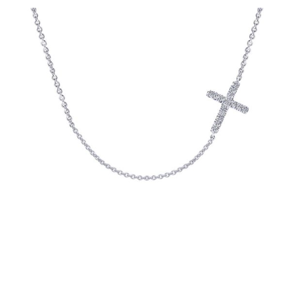 Gabriel Fashion Silver Faith Cross Necklace NK3782SVJWS | TQ Diamonds