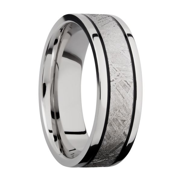 Lashbrook CC7.5F14/METEORITE/MGA Meteorite Wedding Ring or Band