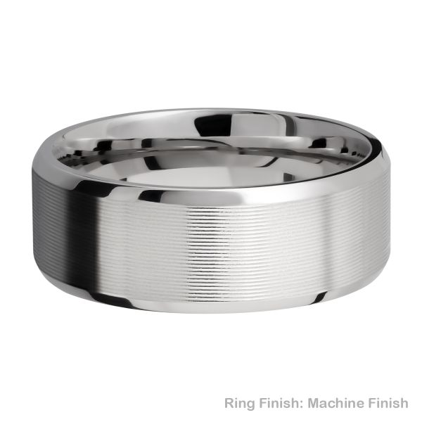 Lashbrook CC8B Cobalt Chrome Wedding Ring or Band | TQ Diamonds