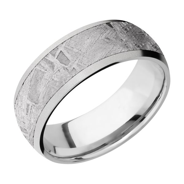 Lashbrook CC8D16/METEORITE Cobalt Chrome Wedding Ring or Band | TQ