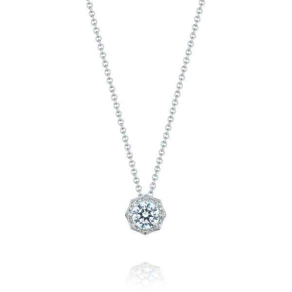 FP804RD Tacori Petite Crescent Pendant Necklace | TQ Diamonds