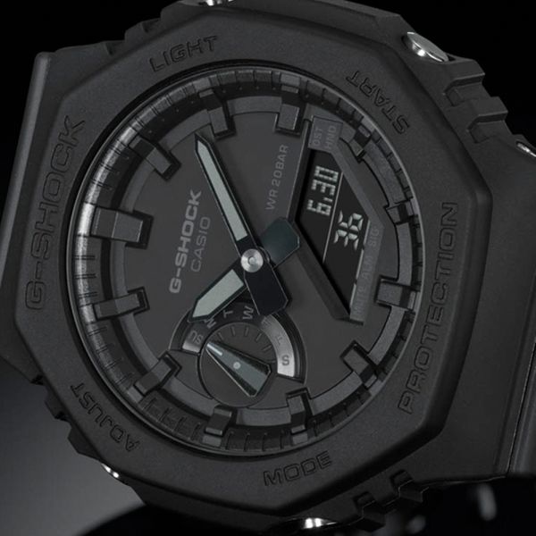 GA2100 1A1 Casio Analog Digital G Shock Watch TQ Diamonds