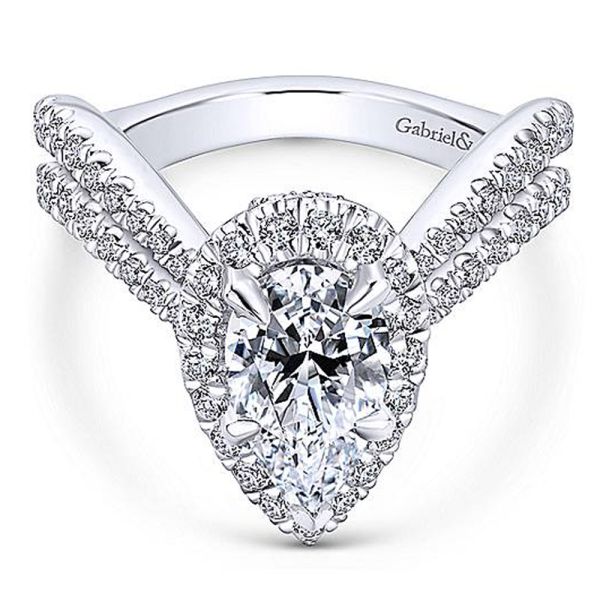 Gabriel and co sales pear shaped ring
