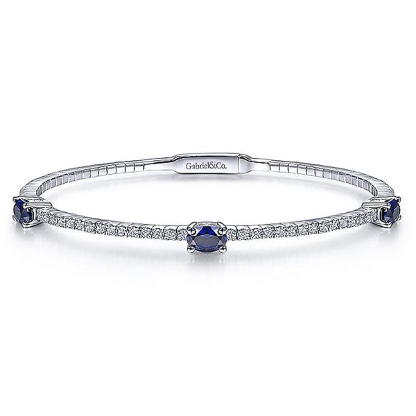 Gabriel Fashion 14 Karat Demure Bangle Bracelet BG3339W45SB | TQ